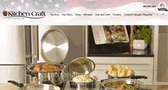 Desktop Screenshot of kitchencraftcookware.com